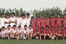 Mantovana Junior Giovanissimi 1988-89, incontro amichevole con la Cremonese - Cremona, maggio 1989 (1)